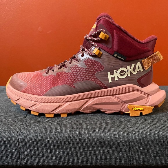 HOKA Trail Code GORE-TEX® Hot Sauce/Earthenware NEW Size Women’s 7.5 B - Picture 7 of 15